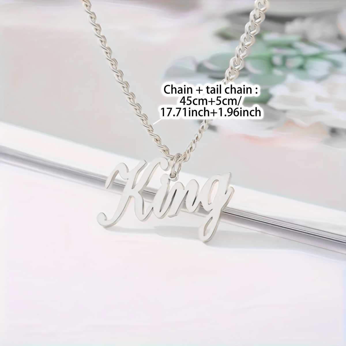 Personalized Women's Fashion Pendant Necklace, Customizable Design